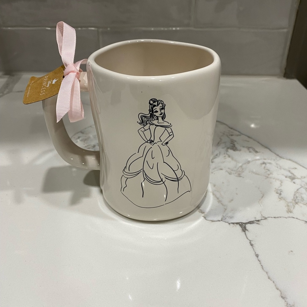 Rae Dunn Disney Princess Mug. Belle/Love Story
